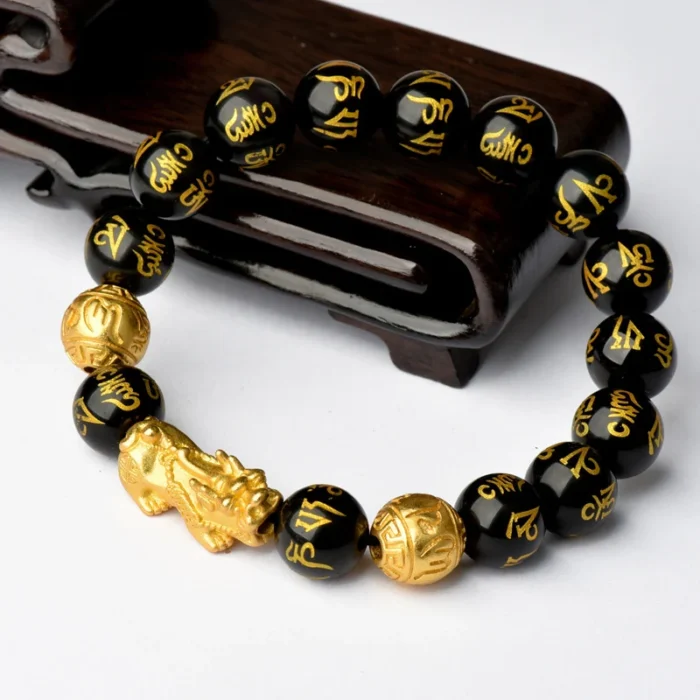Obsidian Pixiu Bracelet - Image 2