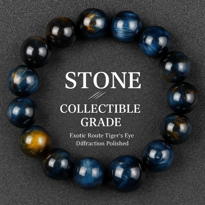 PIETERITE1 Premium Blue Tiger Eye Bracelet - Image 1