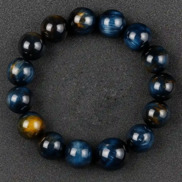 Premium Blue Tiger Eye Bracelet - Image 3