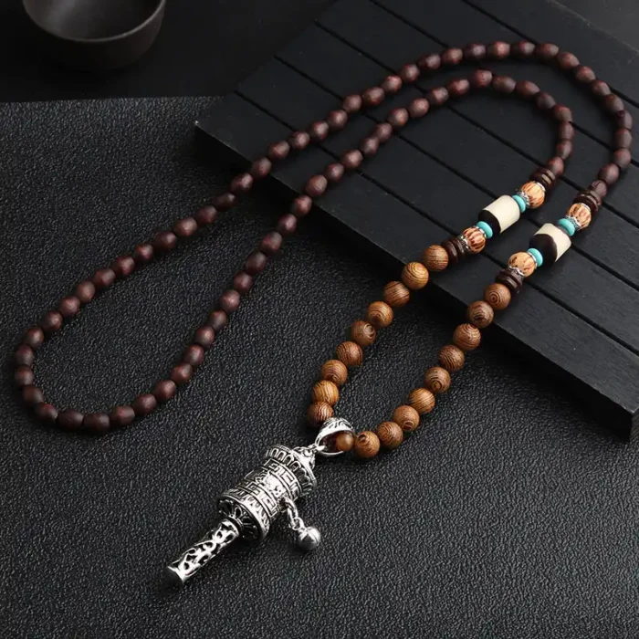 Handcrafted Tibetan Mala Necklace - Image 7
