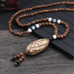 Handcrafted Tibetan Mala Necklace - Image 4
