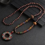 Handcrafted Tibetan Mala Necklace - Image 2